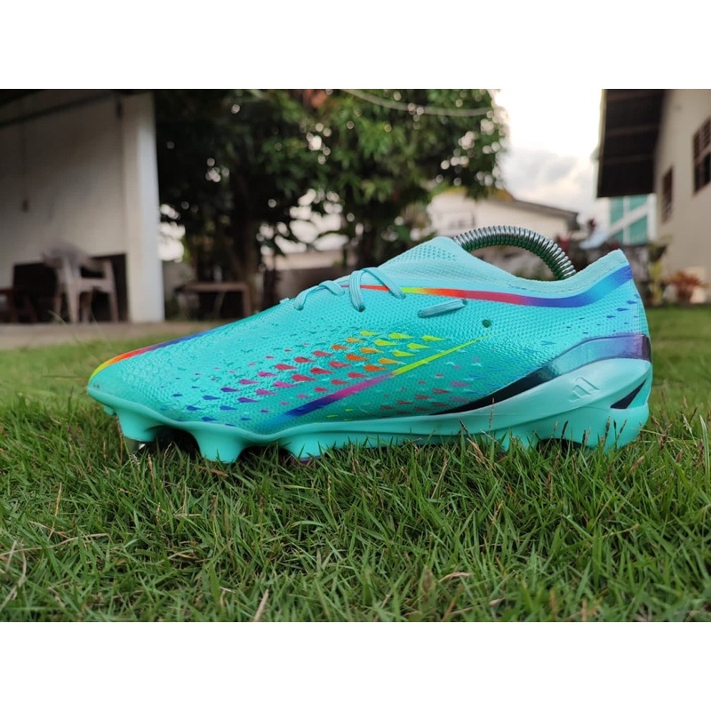 [SPORTY COLLECTION] Soccer Sepatu Sepak Bola Adidas X Speedportal.1 SG sol pull tapak besi - Clear