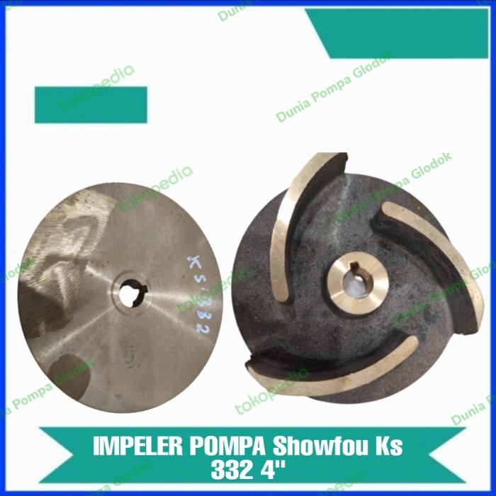 Impeler Pompa Showfou Ks 332 4" Original Dan Terpercaya