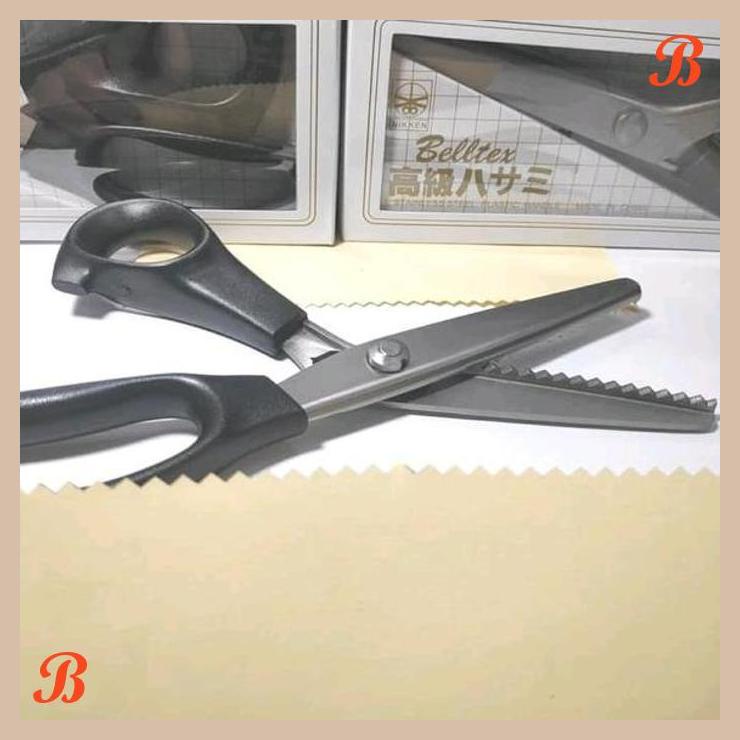 

| MJH | GUNTING KAIN ZIGZAG 9-230MM STAINLESS STEEL PLASTIC HANDLE
