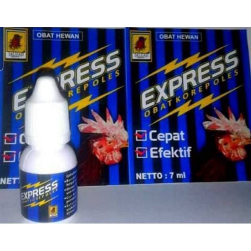 1 botol express salep obat ayam korep oles kurap sakit kulit habis tarung jalu aji
