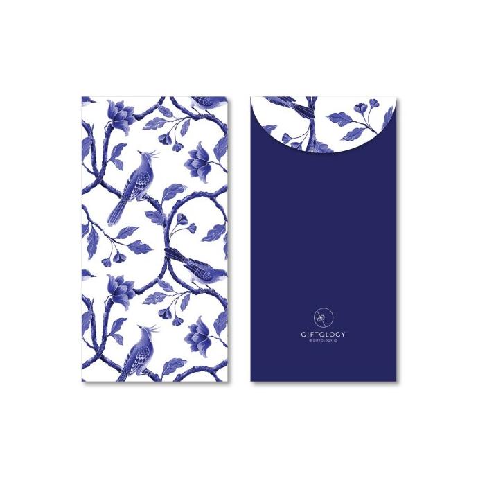 

[IMLEK] Amplop Angpau Modern | Angpao Chinoiserie isi 5 pcs - 08. Blue Bird TERLARIS