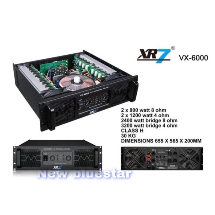 POWER XR7 VX 6000 AMPLIFIER CLASS H ORIGINAL