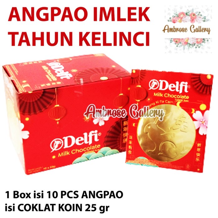 

New! Hemat Angpao Imlek Anak 2023 Delfi Gold Coin Coklat Koin Emas Sincia Limited