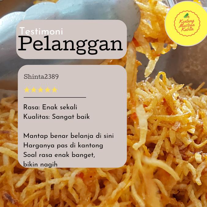 

TERBARU KERING KENTANG MUSTOFA KABITA 250GRAM BEKAL SEHAT KELUARGA KERIPIK !!!!!