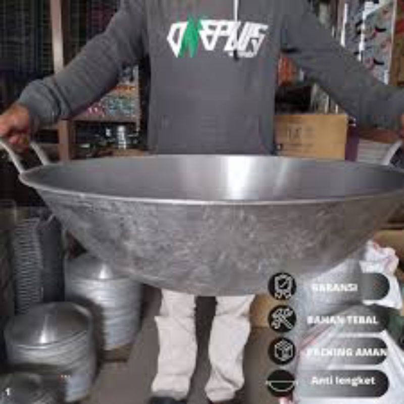 WAJAN BESAR 90 CM COR TEBAL wajan jumbo wajan besar