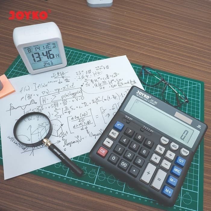 

CALCULATOR / KALKULATOR JOYKO CC-30 / 12 DIGITS / CHECK CORRECT ORIGINAL TERBARU
