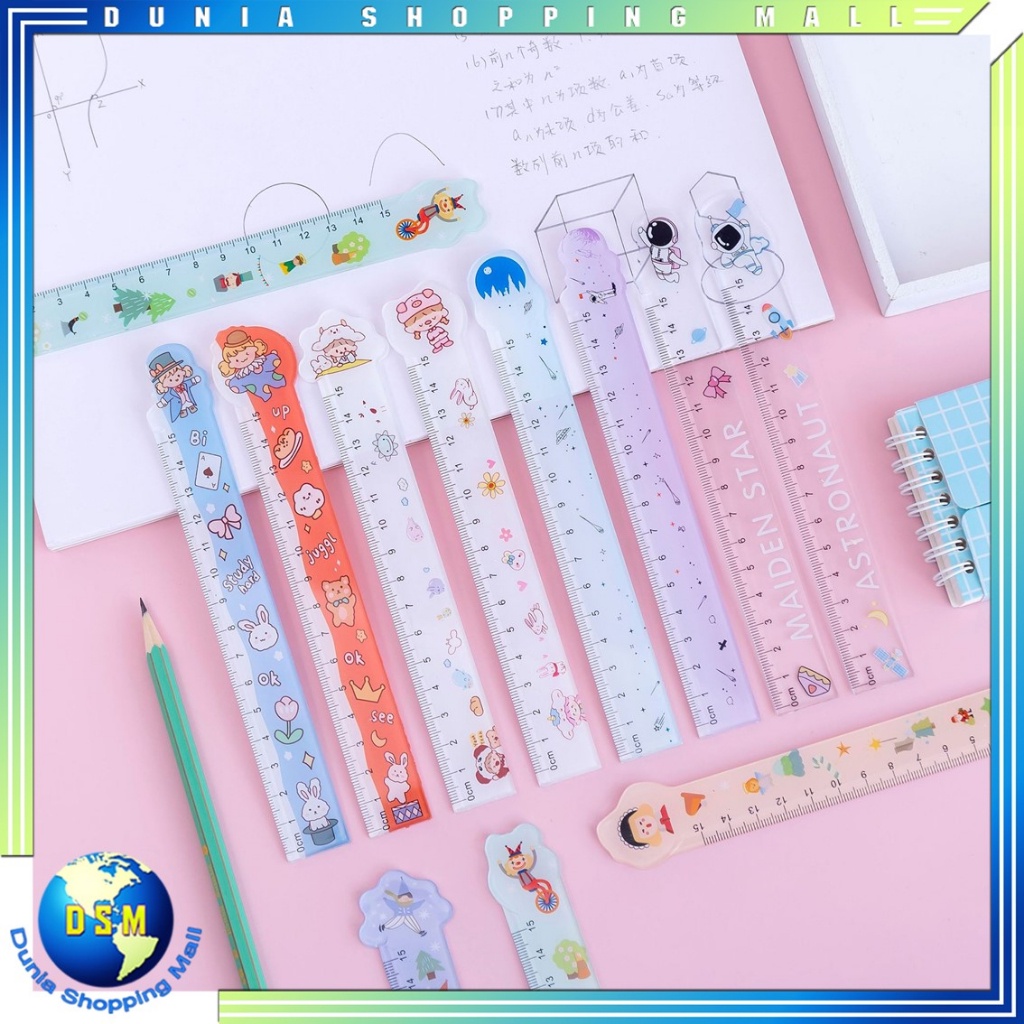 

DSM Penggaris Lucu 15 Cm Penggaris Anak Pelajar Mahasiswa Motif Astronot Penggaris funny karakter 15cm Pengaris Sekolah Kantor Motif Lucu Bahan Plastik