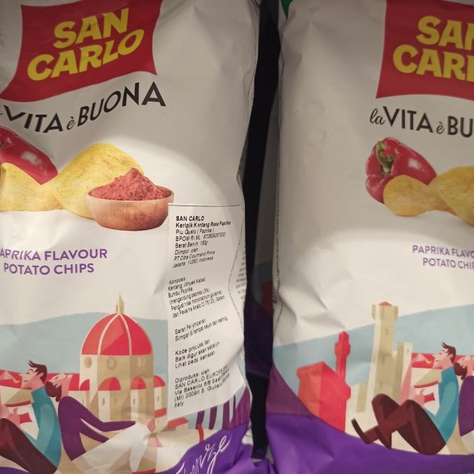 

TERBARU SAN CARLO PAPRIKA FLAVOUR POTATO CHIPS IN !!!!!