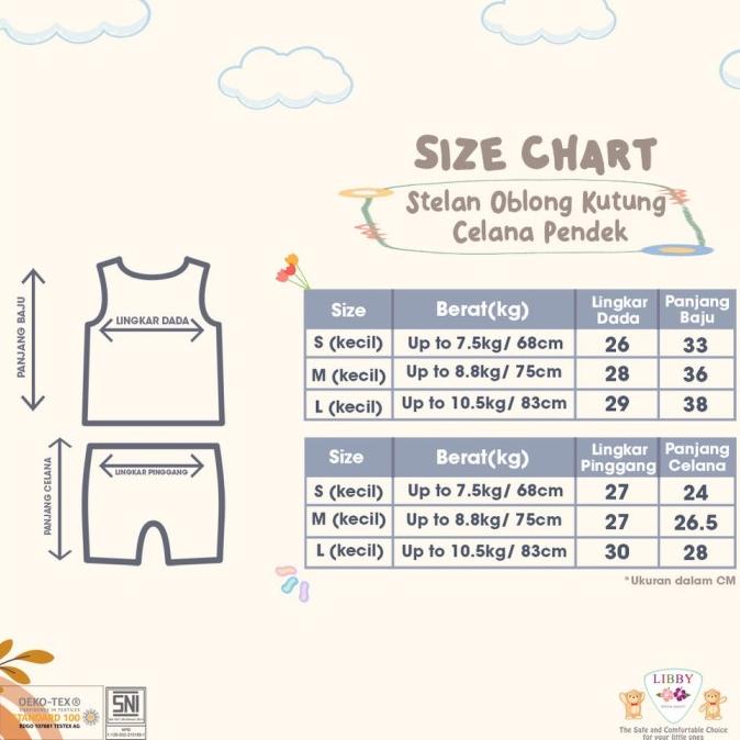 Hot Sale Libby Stelan Oblong Kutung Motif Tea Time (1 Stel)