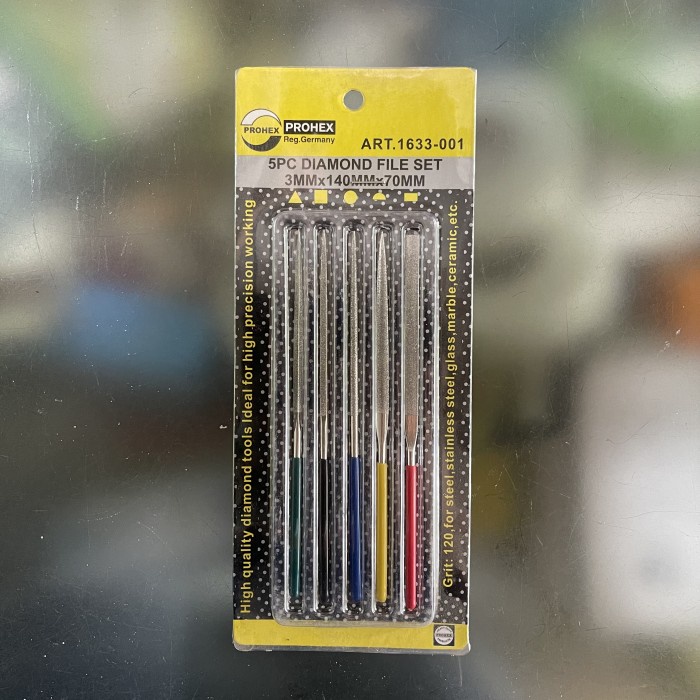Kikir Set 5 Pcs Hasston Diamond Files Hasston