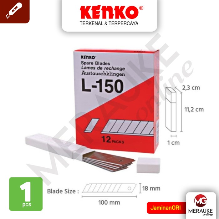 

Isi Cutter Besar Kenko L-150 (1 Pack Isi 12 Tube)