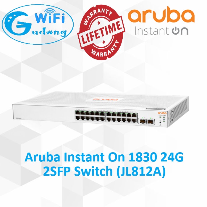 HPE Aruba Instant On 1830 24G 2SFP Switch (JL812A)