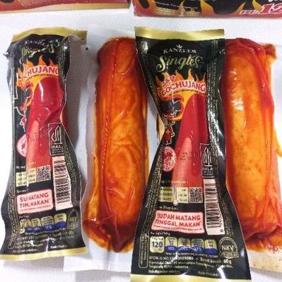 

Ready Sosis Kanzler Sosis Pedas Sosis Singles Gochujang 1 pc x 60 gram