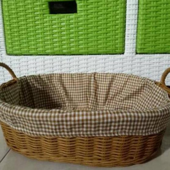 Keranjang Rotan Oval