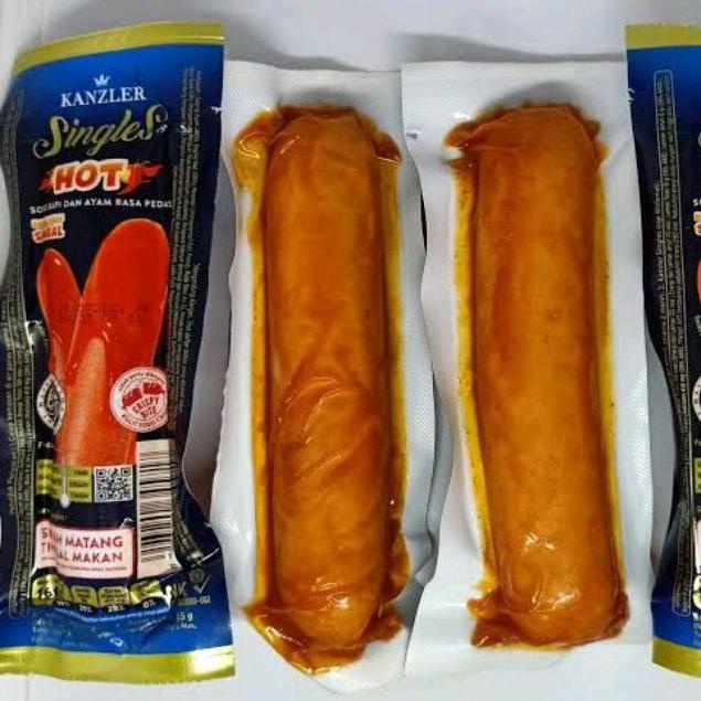 

Ready Sosis Hot Kanzler Sosis Singles Hot Kanzler Sosis pedas Kanzler 1box