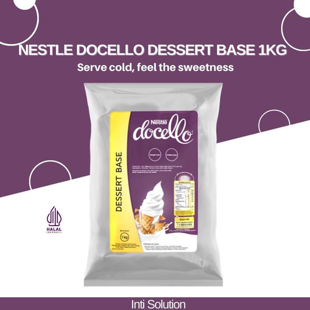 

Ready NESTLE DOCELLO DESSERT BASE 1 kg/BUBUK MINUMAN MILK SHAKE HALAL