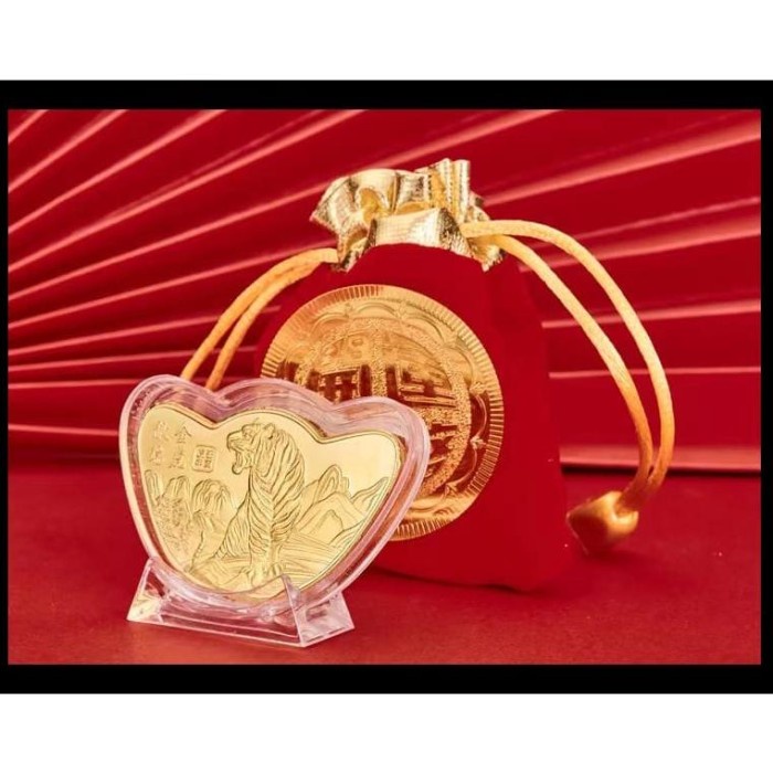 

New! Hadiah Guan Poh / Souvenir Imlek / Kado Imlek Angpao Emas Lembar Limited