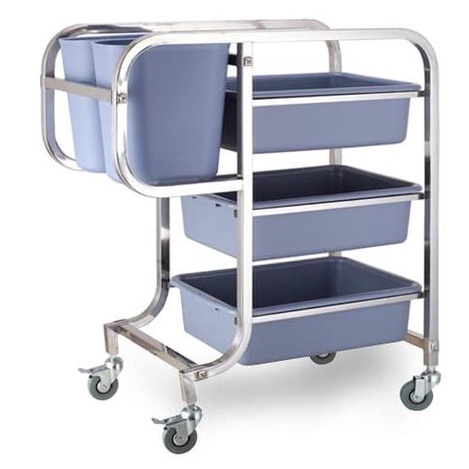 Troli Pengumpul Piring Kotor | Dish Collecting Trolley Mutu Dct-31