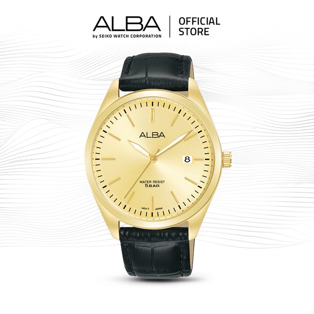 ALBA Jam Tangan COUPLE AS9S04 & AH7CE2 Quartz Stainless Steel Hitam Watch