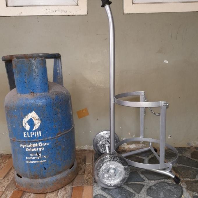 Troli Trolley Galon, Gas 12 Kg, Gas 3 Kg Upgrade Desain