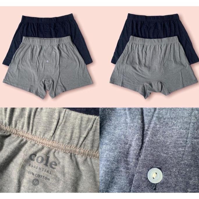 CELANA DALAM BOXER PRIA COLE BAHAN KAOS