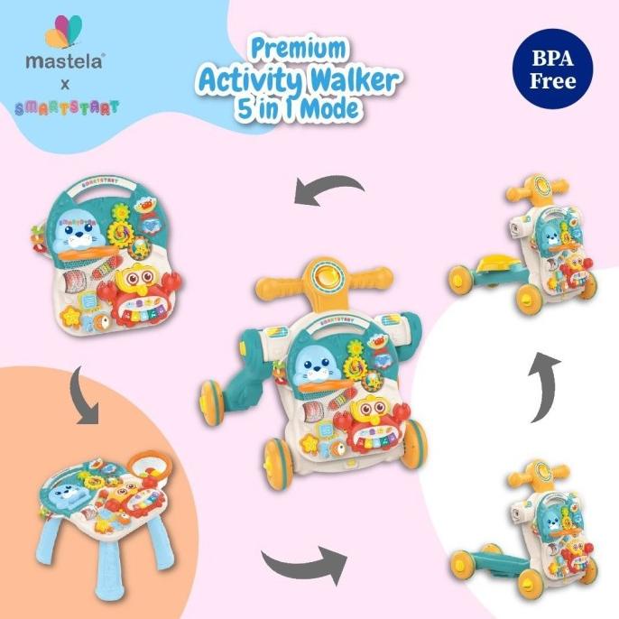 Mastela Baby Walker 5in1 Activity/Push Walker