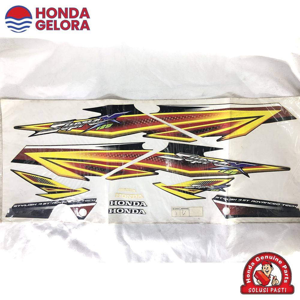 STRIPING SUPRA X 125 L&R - STRIPE BLACK L & R - 871X0KTM860ZA