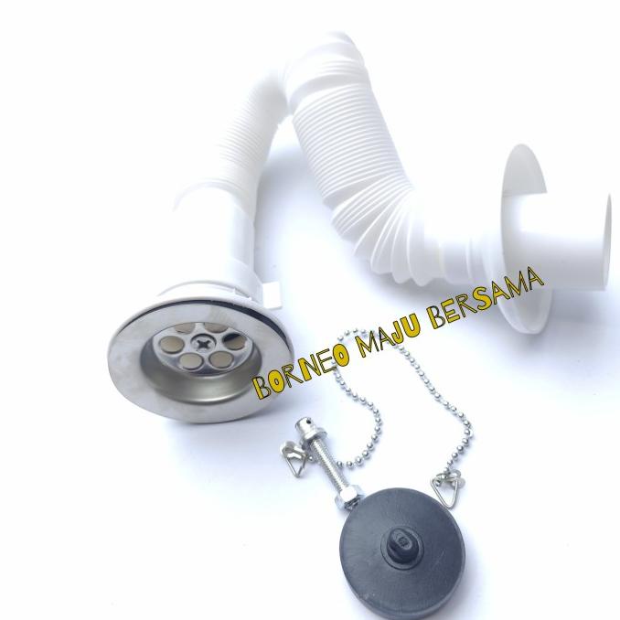PAKET AFUR WASTAFEL KECIL CUCI TANGAN CUCI PIRING 1 1/2 INCH + SELANG