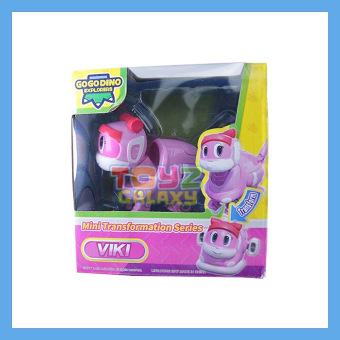 GOGO DINO MINI TRANSFORMATION VIKI - ORIGINAL TERBARU