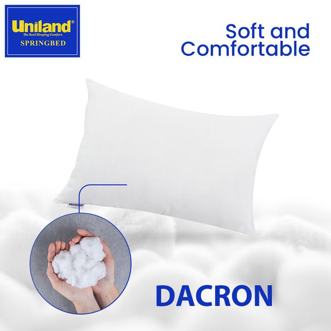Bundling Uniland Bantal Dacron Silicon + Guling Dacron Silicon