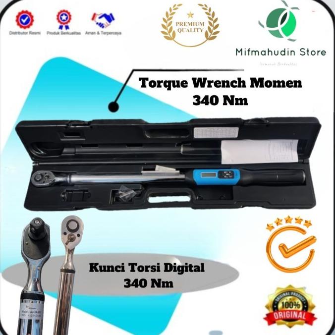 Kunci Torsi Digital Power Max 340 Nm Torque Wrench Momen 340Nm