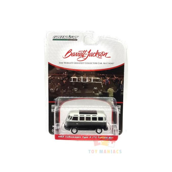 Greenlight 37250-A Volkswagen T1B Custom Bus Black/White Barrett JACKS