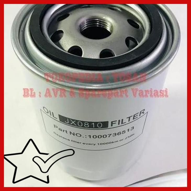 [AVB] OIL FILTER / FILTER OLI JX0810 PN 1000736513 JX1008AL GENSET
