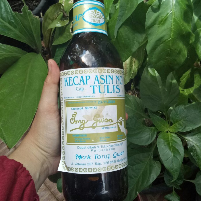

$$$$] kecap asin cap tulis banjar