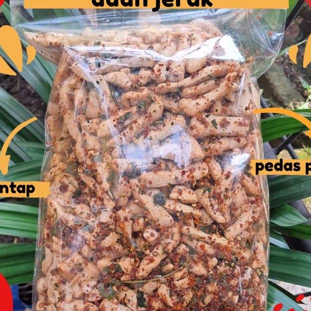 

Basreng Pedas Daun Jeruk 1Kg Aufaro Sna