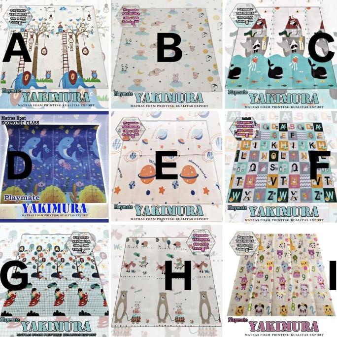 Playmat Yakimura 180X200 Playmate Bayi Karpet Lipat Matras Bayi Matras