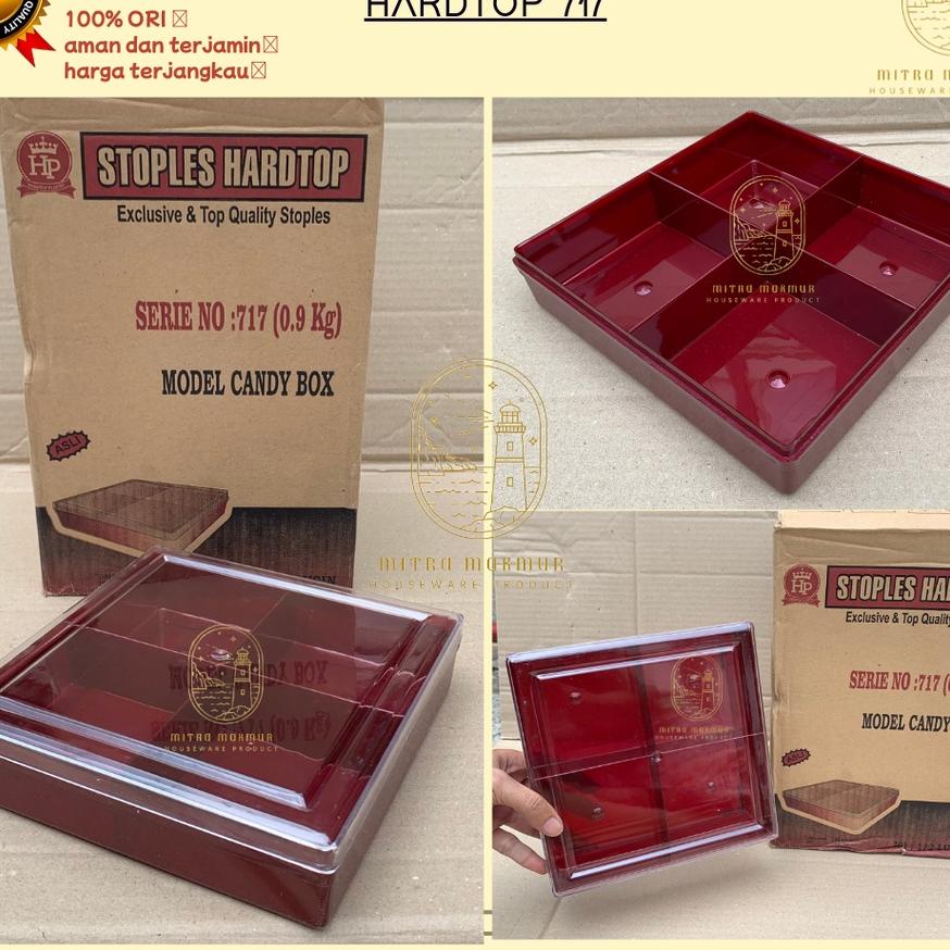  Toples Kue Sekat 4 900 Gram Hardtop 717 Toples Candy Isi 6Pc Toples