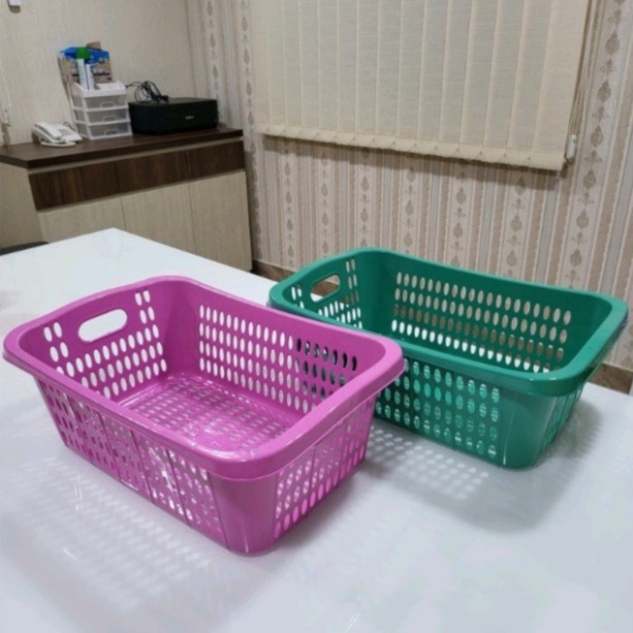 [Box] Keranjang Pakaian/Rigen/Laundry/Tempat Baju Bersih Segi Tabitha [Serbaguna]