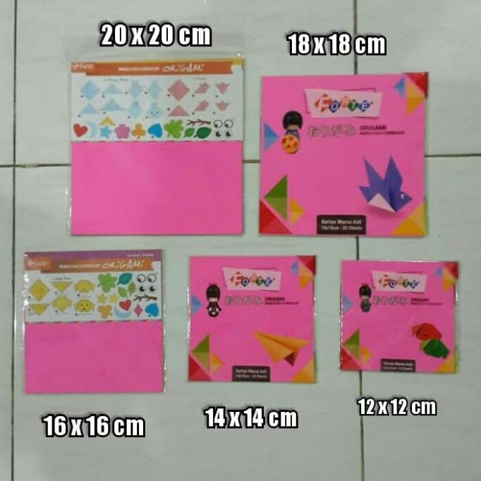 

Kertas Lipat ( Origami ) Forte 20 X 20 Cm - 25 Lbr