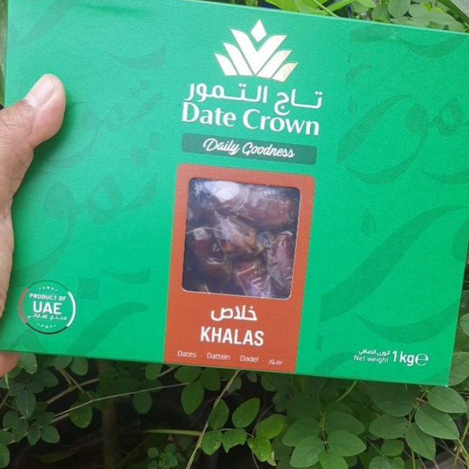 

Kurma Date Crown Khalas / Kholas 1Kg Exp Des 2024