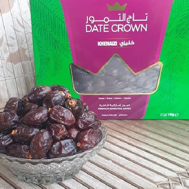 

Kurma Date Crown Khenaizi Khenizi Kenizi 1Kg Kemasan Baru