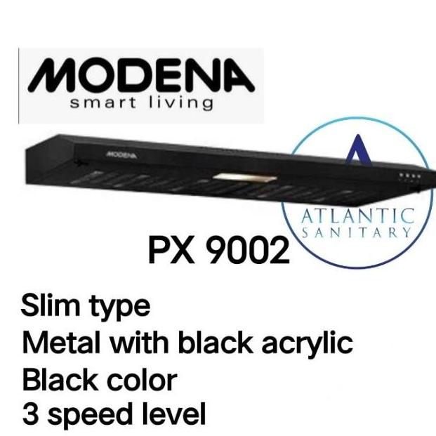 Modena Px 9002/Cooker Hood 90Cm Hitam Slim Modena Px9002 #Gratisongkir Mexamiigu