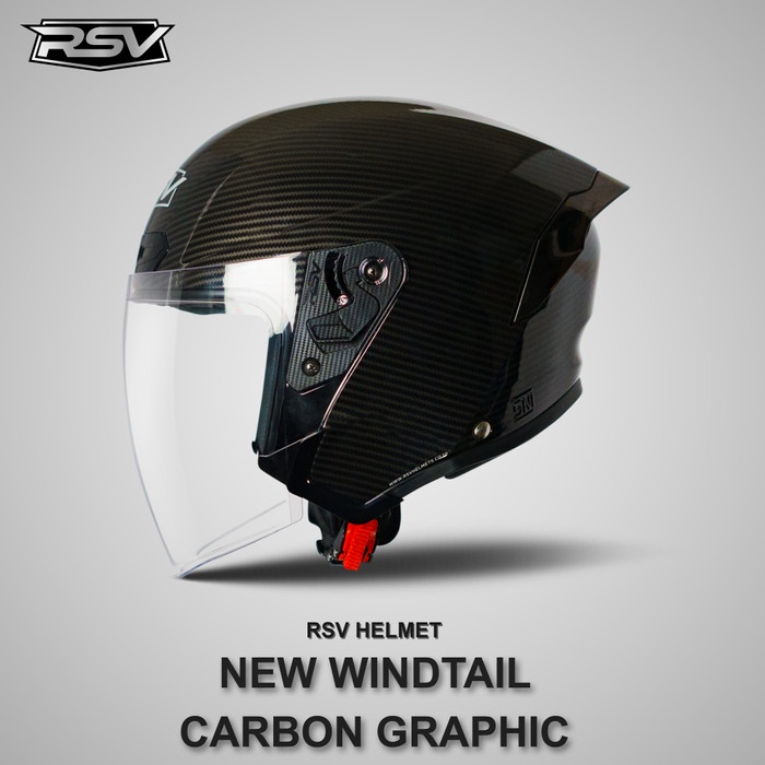 Helm Rsv New Windtail Carbon Glossy