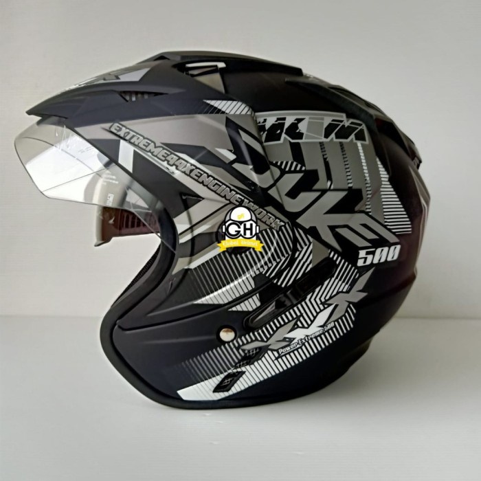 Helm Motif Duke Double Visor Half Face