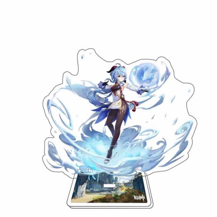 BISA COD - CHILDE ZHONGLI CHONGYUN STAND DISPLAY GENSHIN IMPACT FIGURE, STANDEE,