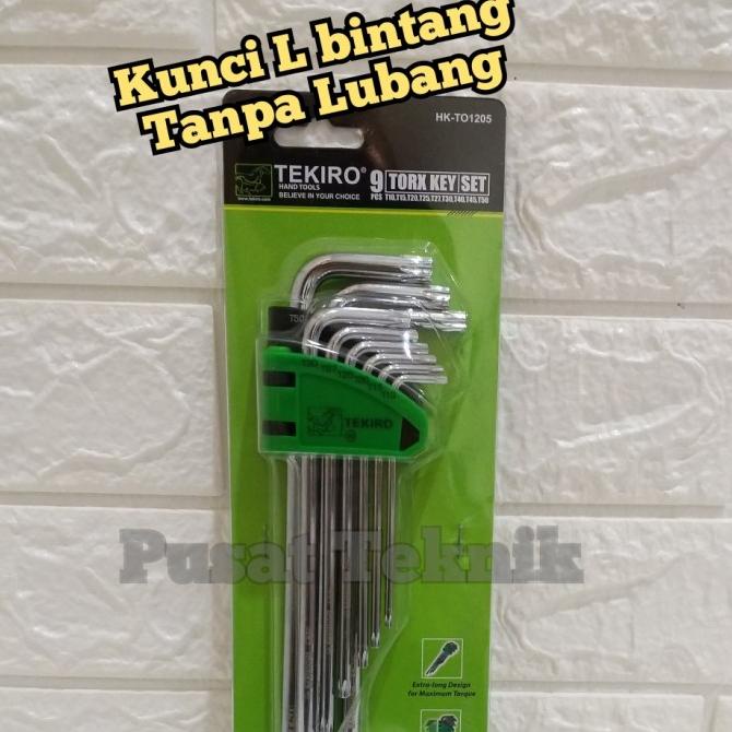 KUNCI L BINTANG TEKIRO NON LUBANG / KUNCI L BINTANG TEKIRO