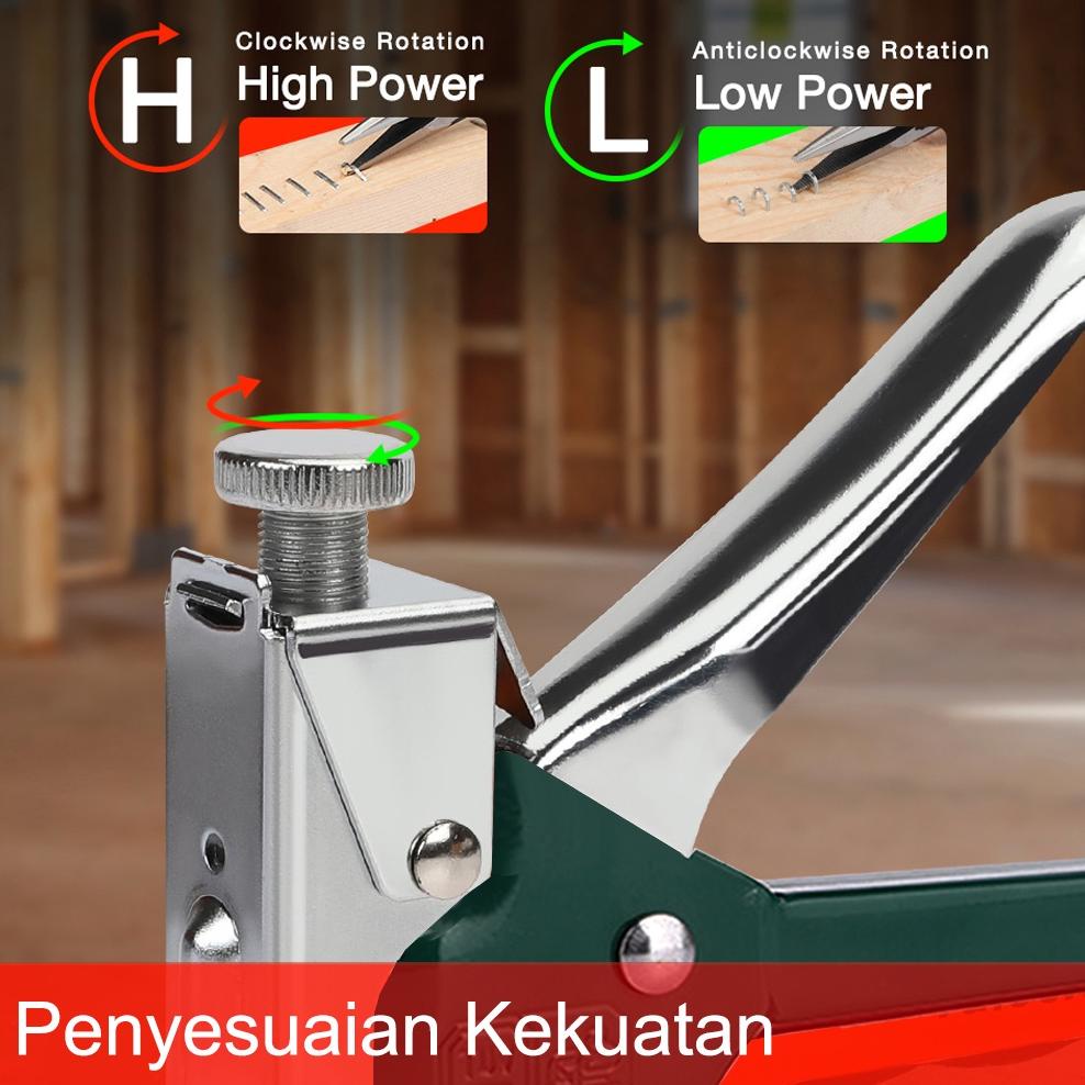 

Promo Hari Ini 3In1 Staples Stapler Staple Gun Alat Tembak Paku Staples Manual 3 In 1
