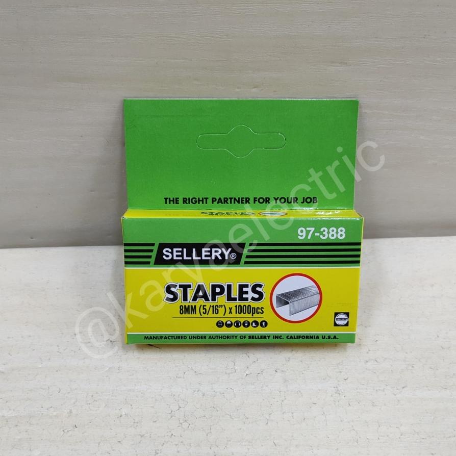 

Menarik Isi Staples Tembak Sellery 97-388 8Mm 5/16" Gun Tacker Staples Gun