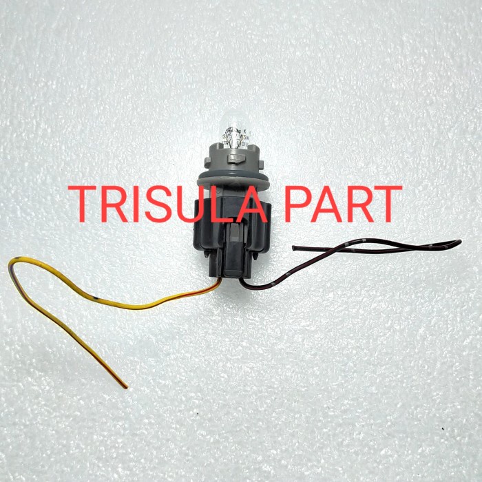 Baru Soket+Conector+Bohlam 3 In 1 Orisinil Buat Lampu Senja Kijang Kapsul.