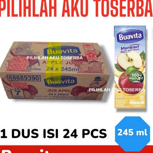 

Buavita Jus Apel 245 Ml - ( Harga 1 Dus Isi 24 Pcs )